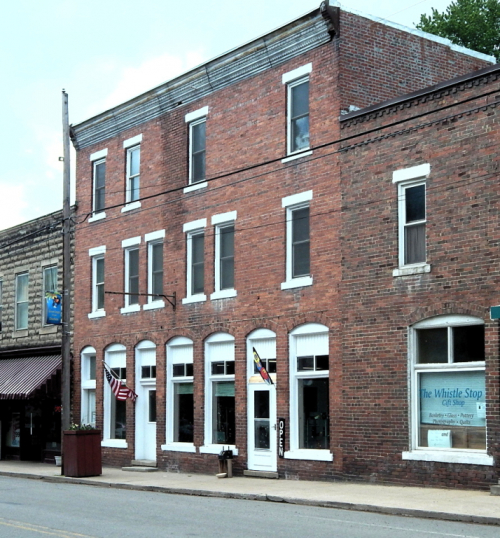 Our suites are on the top floor (not handicapped accessible) of the Burner Building in downtown Durbin, WV, built for Dr. A. E. Burner, about 1916.